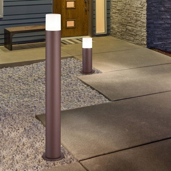 Trio Lighting Hoosic öntött alu talapzati lámpa, rozsda, Barna / rozsda, Alumínium, Modern