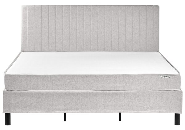 Franciaágy COUNTESS 180 x 200 cm Világosszürke