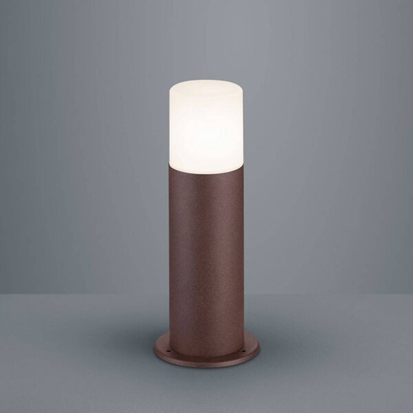 Trio Lighting Hoosic öntött alu talapzati lámpa, rozsda, Barna / rozsda, Alumínium, Modern