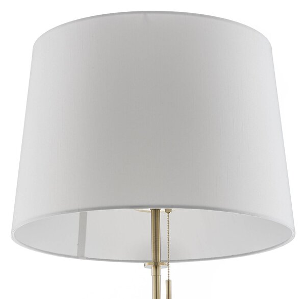 Trio Lighting Állítható magasságú állólámpa Lyon húzókapcsolóval, Sárgaréz / arany, Nappali / Étkező, fém, Modern