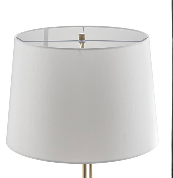 Trio Lighting Állítható magasságú állólámpa Lyon húzókapcsolóval, Sárgaréz / arany, Nappali / Étkező, fém, Modern