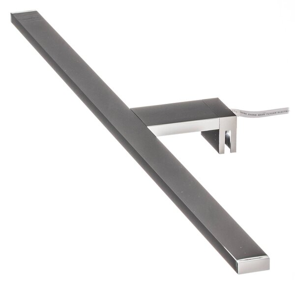 Briloner Dun LED tükörvilágítás, 60 cm, Króm / ezüst, Fürdőszoba, fém, Modern