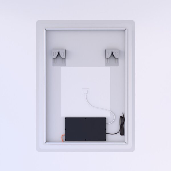 Álló fürdőszobai LED tükör 60x80cm | Gesztusvezérlés - Páramentesítő - Fényerő és színhőmérséklet szabályozás | Welland Type20V