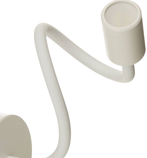 Ideallux Focus rugalmas LED fali lámpa, fehér, Fehér / opál, Nappali / Étkező, fém, Modern