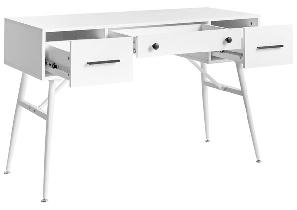 Íróasztal MARFLA Fehér 120 cm 50 cm
