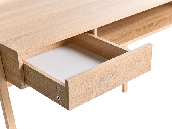 Íróasztal KOFOTEN 107 cm 48 cm Világosbarna