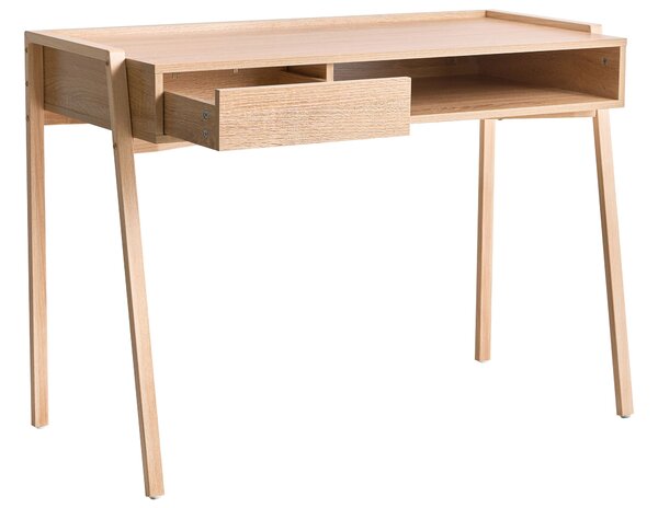 Íróasztal KOFOTEN 107 cm 48 cm Világosbarna