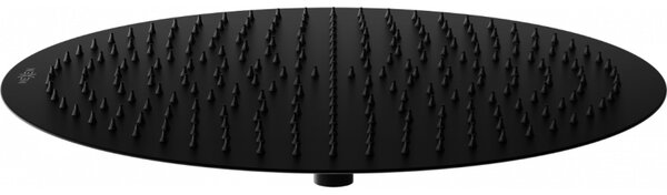 Mexen rozsdamentes acél zuhanyfej 40 cm, fekete, 79240-70