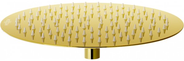 Mexen rozsdamentes acél zuhanyfej kerek 25 cm, arany, 79225-50