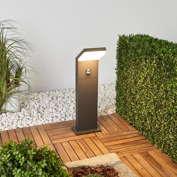 Arcchio LED-es útvilágítás Yolena, szenzoros, 60 cm, antracit, Fekete, Alumínium, Modern