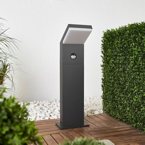 Arcchio LED-es útvilágítás Yolena, szenzoros, 60 cm, antracit, Fekete, Alumínium, Modern