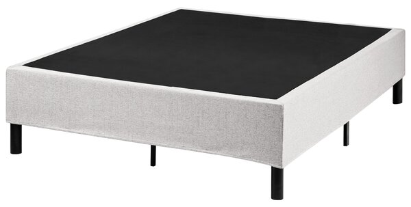Fejtámla nélküli boxspring ágy COUNTESS 120 x 200 cm Világosszürke