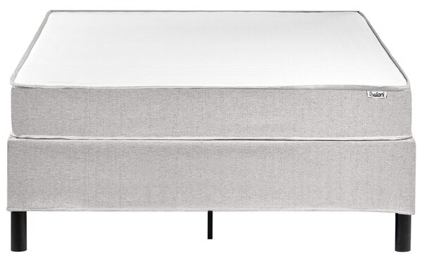 Fejtámla nélküli boxspring ágy COUNTESS 120 x 200 cm Világosszürke