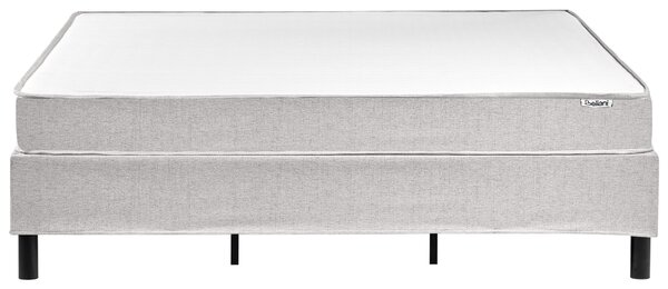 Fejtámla nélküli boxspring ágy COUNTESS 180 x 200 cm Világosszürke