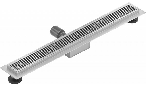 Mexen Flat M33 rozsdamentes acél zuhanyfolyó 50 cm, rozsdamentes acél, 1033050-15