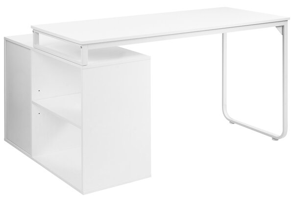 Sarok íróasztal SOGNE Fehér 140 cm 100 cm