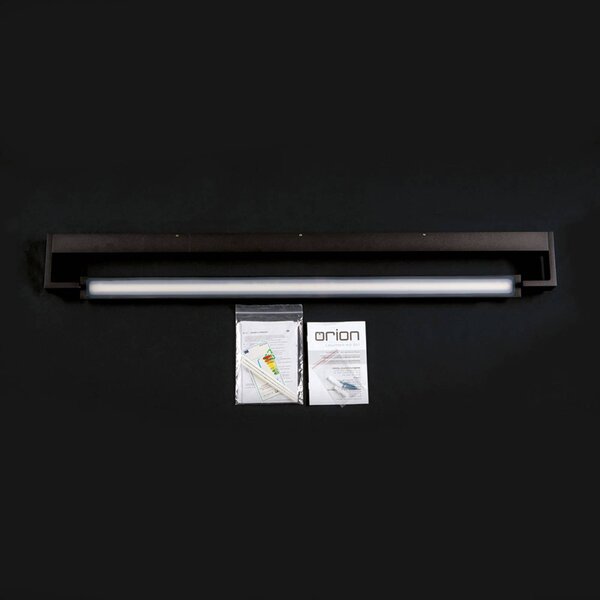 ORION LED tükörvilágítás Marilyn fekete színben, szélesség 90cm, Fekete, Fürdőszoba, Alumínium, Modern