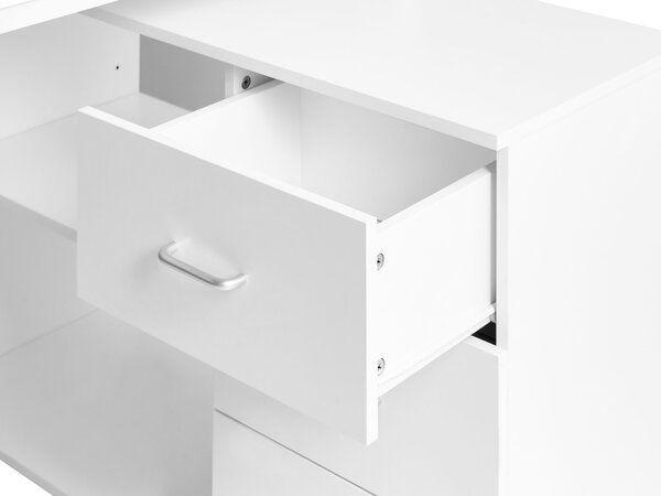 Sarok íróasztal SOGNE Fehér 140 cm 100 cm