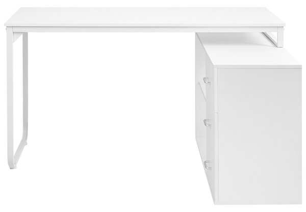 Sarok íróasztal SOGNE Fehér 140 cm 100 cm