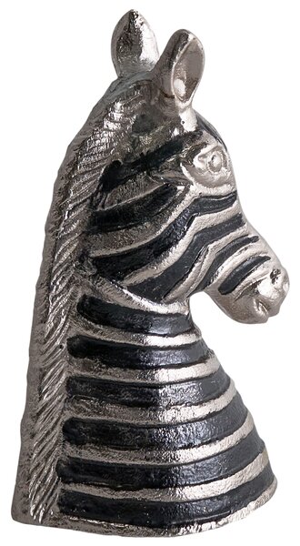 Dekor kiegészítő Zebra ZAGORA Fém Fekete/ezüst