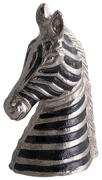 Dekor kiegészítő Zebra ZAGORA Fém Fekete/ezüst