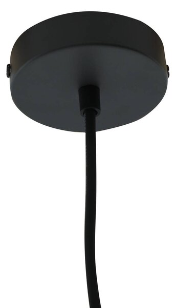 Lindby Alea kültéri függesztett lámpa, fehér, műanyag, Ø 38 cm, dimmelhető, Fehér / opál, Műanyag, Modern