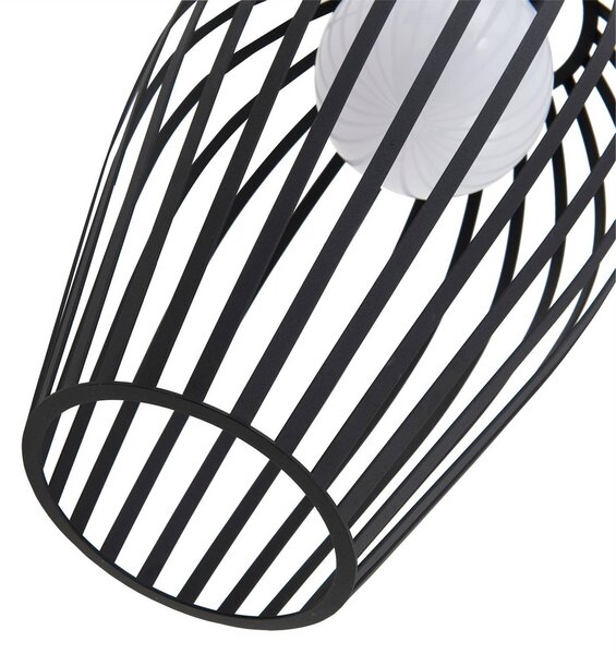 Lucande Marrin kültéri függesztett lámpa, fekete, fém, Ø 31 cm, dimmelhető, Fekete, Nappali / Étkező, fém, Modern