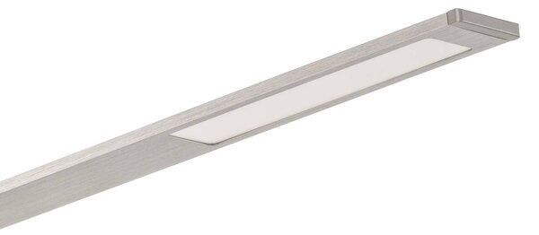 Fabas Luce Lapos LED asztali lámpa Wasp alumíniumból, dimmelhető, Alu / szürke / cink, Dolgozószoba / Iroda, Alumínium, Modern