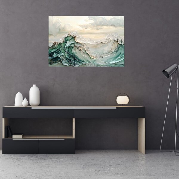 Kép - 3D tengeri absztrakció (90x60 cm)