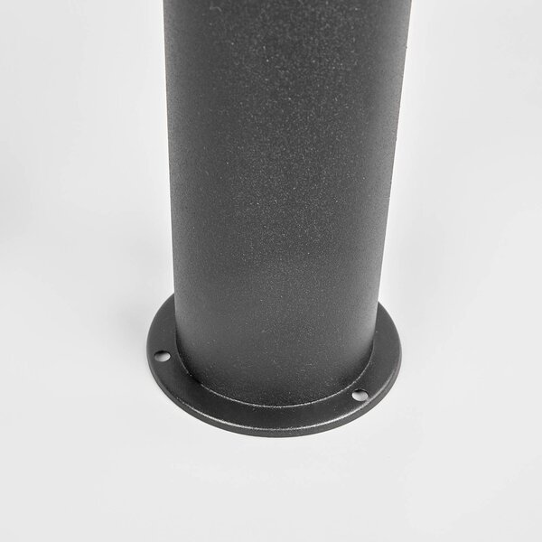 Lindby LED ösvény lámpa Lanea, 60 cm, fekete, érzékelő, IP44, Fekete, Rozsdamentes acél, Modern