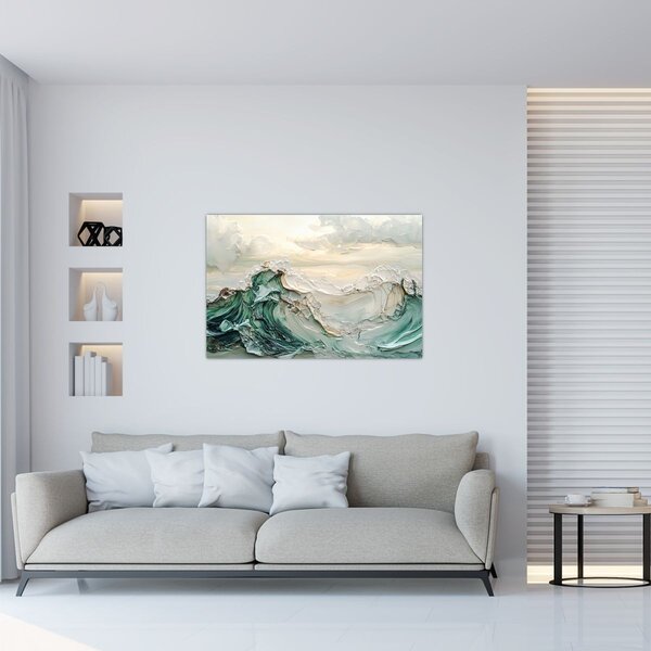 Kép - 3D tengeri absztrakció (90x60 cm)