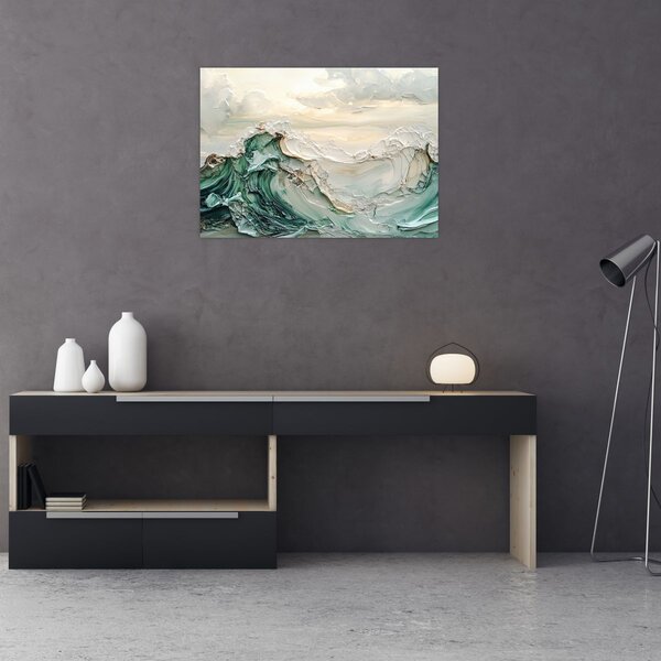 Kép - 3D tengeri absztrakció (70x50 cm)
