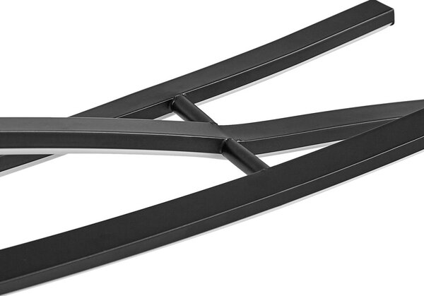 Lucande LED lógó világítás Sayori, 98 cm, fekete, dimmelhető, dimmelhető, Fekete, Nappali / Étkező, fém, Modern