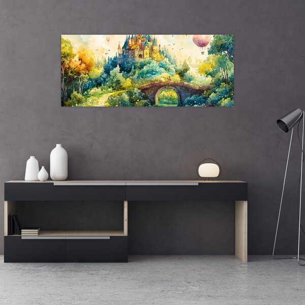 Kép - Mesebeli kastély (120x50 cm)
