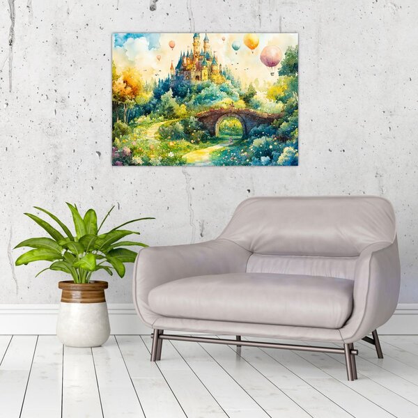 Kép - Mesebeli kastély (70x50 cm)