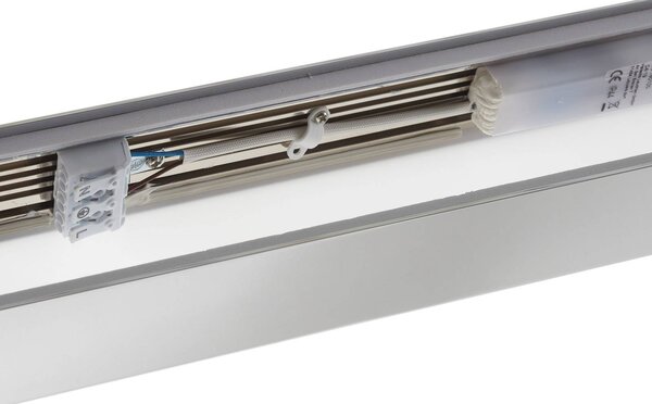 Helestra Theia LED tükör lámpa, krómozott, 90 cm, Króm / ezüst, Fürdőszoba, fém, Modern