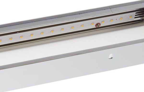Helestra Theia LED tükör lámpa, krómozott, 90 cm, Króm / ezüst, Fürdőszoba, fém, Modern