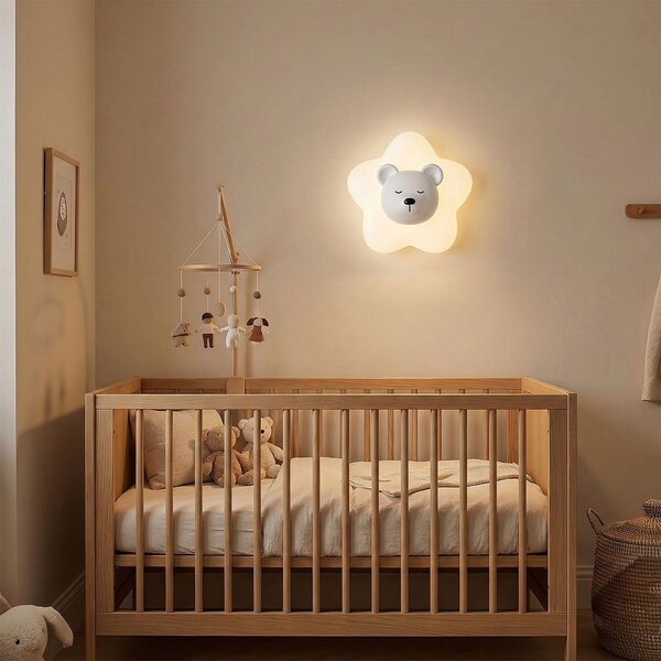 FALI LÁMPA LED G181-W WHITE BEAR