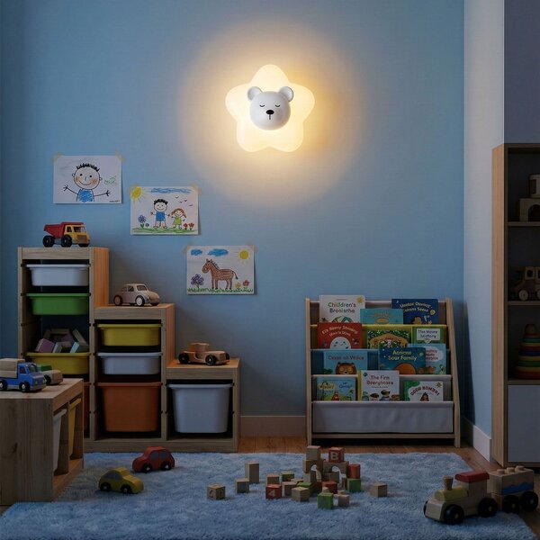 FALI LÁMPA LED G181-W WHITE BEAR