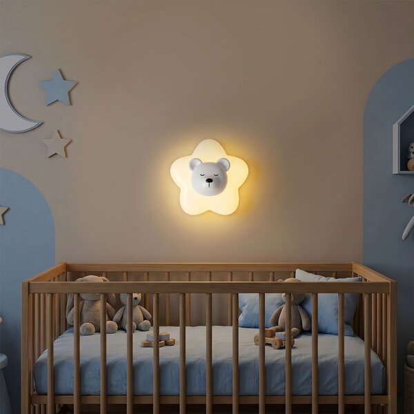 FALI LÁMPA LED G181-W WHITE BEAR