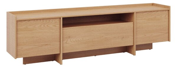 TV-állvány Filus, Laminált forgácslap, 58x197x38cm, Tölgy