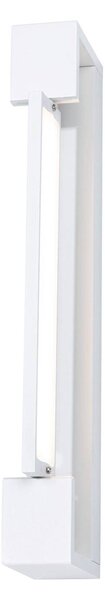 Paulmann LED fali világítás Lucille, fehér, 40 cm, dimmelhető, IP44, dimmelhető, Fehér / opál, Fürdőszoba, Alumínium, Modern