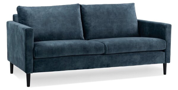 Adagio sötétkék bársony kanapé, 153 cm - Scandic