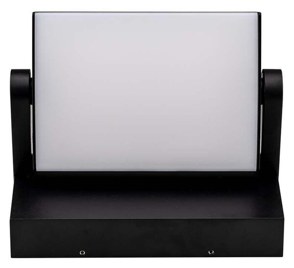 V-TAC fekete, fali dönthető kültéri 17W LED lámpatest, meleg fehér - SKU 2936