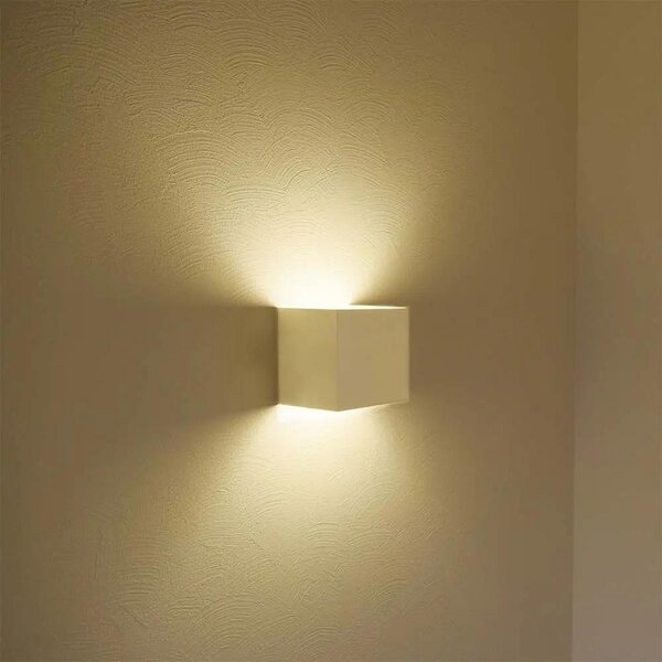 V-TAC 11W kültéri, fehér, szögletes, fali LED lámpa meleg fehér, 120 Lm/W - SKU 218527