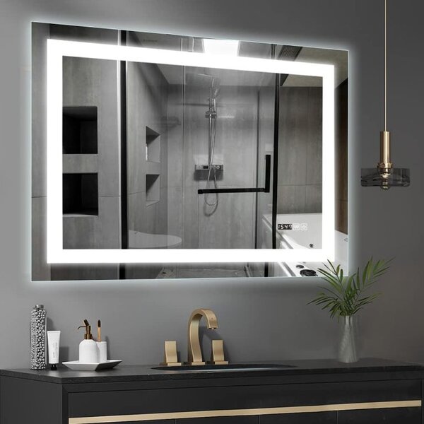 IREDA Fürdőszobatükör LED világítással 90 x 70 cm