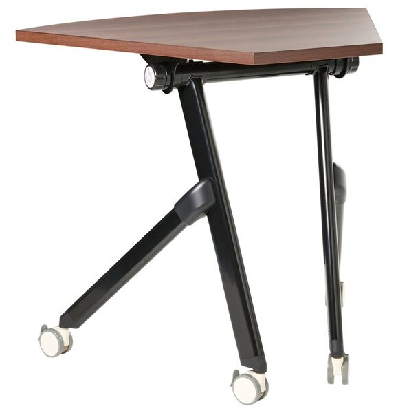 Összecsukható sarok íróasztal modul BENDI Sötétbarna 90 cm 64 cm