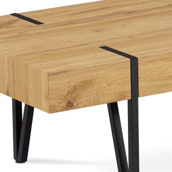 Dohányzóasztal 110 × 60 × 42 cm, MDF, vadtölgy AHG-233 OAK