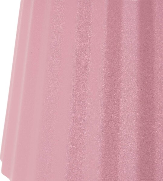 Lindby LED tölthető asztali világítás Esali, rózsaszín, fém, IP54, dimmelhető, Lila / pink / rózsaszín, Nappali / Étkező, Alumínium, Modern