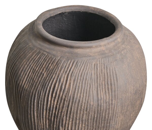 Virágtartó váza KATERINI 40 cm Barna